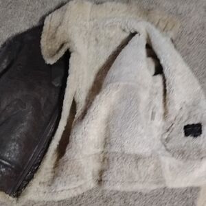 Shearling Lined Leather Jacket